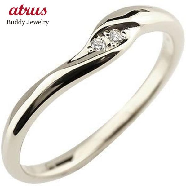 リング ダイヤモンド シルバー 指輪 ピンキーリング シルバー シンプル レディース ストレート s...