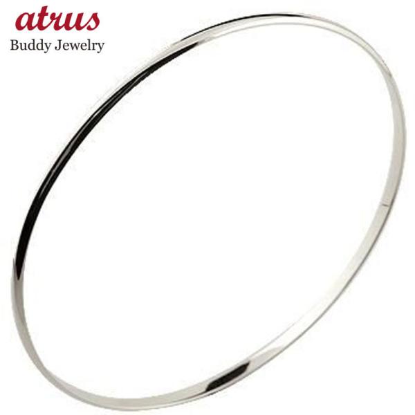 ブレスレット バングル プラチナ 地金 シンプル pt900 レディース 送料無料 甲丸 輪 セール...