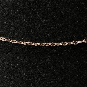 ネックレス ピンクゴールドk18 チェーン ペダルチェーン 鎖 レディース 38cm 18金 地金ネックレス