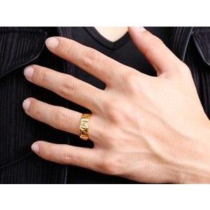 18金 ペアリング 2本セット クロス 結婚指...の詳細画像4