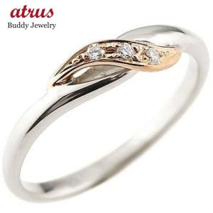 ダイヤモンド リング pt900 プラチナ 0.30ct 指輪 リボン モチーフ