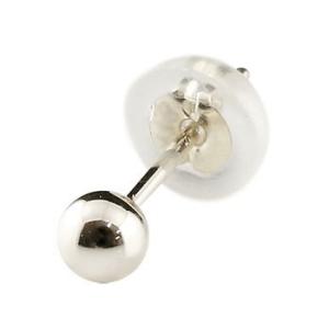 ホワイト 円形 ピアス(片耳用) K18/Pt「ルミエール」ピアス(片耳用)｜【オレフィーチェ】Orefice