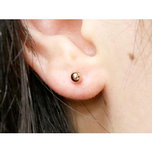 ピアス 丸玉ピアス 4mm レディース スタッ...の詳細画像1