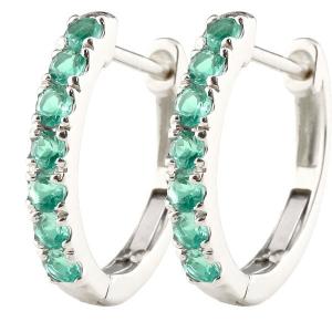 ピアス エメラルド プラチナ pt900 プラチナ900 メンズ 男性用 ミント