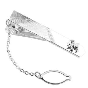 半額/ PT900 K14WG/ダイヤモンド ネクタイピン プラチナ