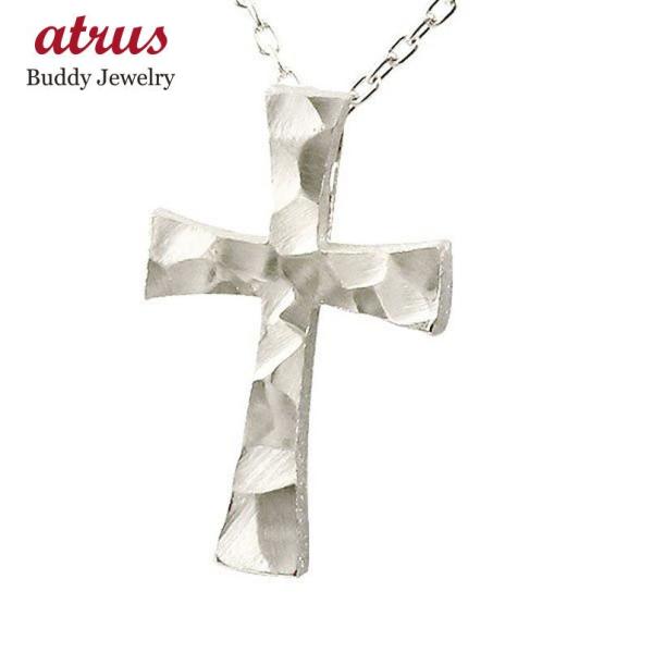 プラチナ ネックレス メンズ トップ クロス pt900 ペンダント 十字架 シンプル 男性 地金 ...