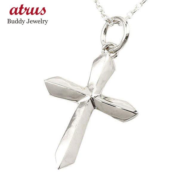 メンズ ネックレス トップ クロス シルバー ペンダント 十字架 シンプル sv925 男性用 地金...