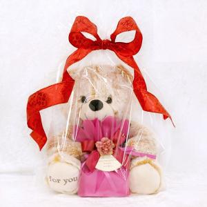 ラッピング くま ぬいぐるみ ギフトオプション ピアス