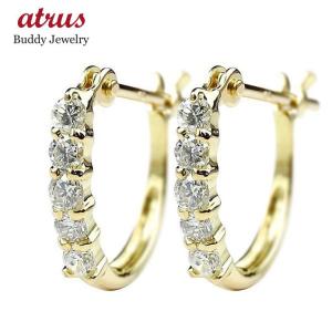 SIENA ROSE（シエナロゼ） ピアス ダイヤラインフープピアス