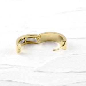 ピアス 18金 ダイヤモンド フープ 中折れ式...の詳細画像2