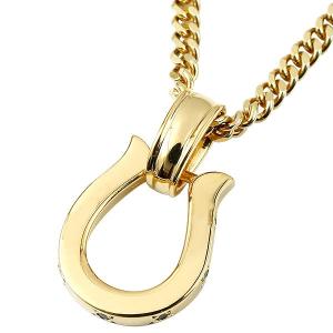 18金 ネックレス 馬蹄 喜平 メンズ トップ ブラックダイヤモンド ゴールド 18k イエローゴールドk18 シンプル ホースシュー あすつく 送料無料 セール SALE｜atrus