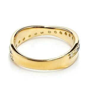 ペアリング ペア メンズ イエローゴールドk1...の詳細画像4