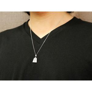 プラチナ ネックレス トップ メンズ 将棋 歩...の詳細画像3
