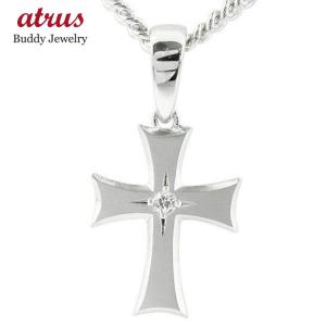 ジュエリー工房アトラス プラチナ ネックレス クロス 喜平 トップ