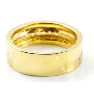 ペアリング ペア メンズ イエローゴールドk1...の詳細画像2