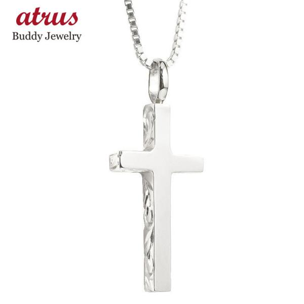 プラチナ ネックレス トップ ハワイアンジュエリー メンズ クロス ペンダント pt900 PT 十...