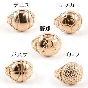18金 リング 選べる5型 メンズ 印台 スポ...の詳細画像5