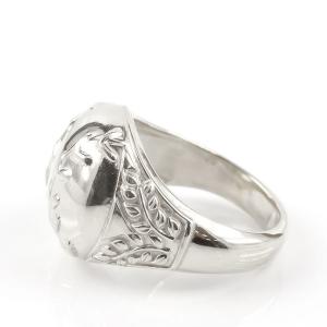 プラチナ リング 選べる5型 メンズ 印台 ス...の詳細画像2