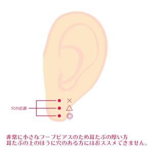 18金 ピアス フープピアス 片耳 レディース...の詳細画像3