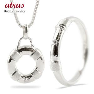 プラチナ ネックレス リング ダイヤモンド 浮き...の商品画像