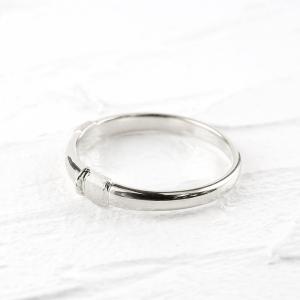 プラチナ ネックレス リング ダイヤモンド 浮...の詳細画像1