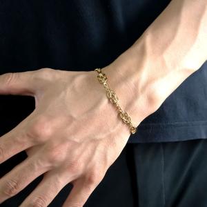 18金 ブレスレット メンズ インフィニティ ...の詳細画像5