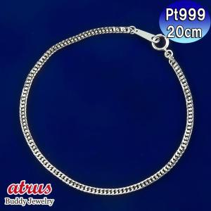 新品」プラチナ 喜平 アンクレット 8面 カット トリプル PT850 15.0g