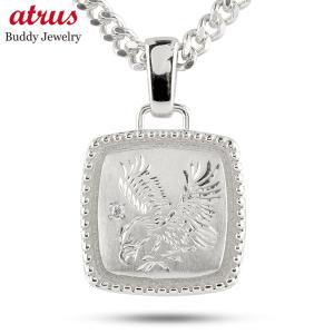 ジュエリー工房アトラス プラチナ ネックレス トップ メンズ 喜平用