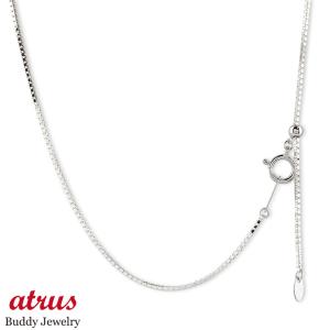 ネックレス プラチナ ベネチアン チェーン 50cm 幅1.0mm フリー