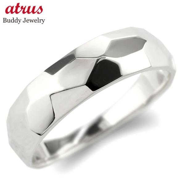 婚約指輪 安い プラチナ リング レディース カット風 太め 指輪 pt900 普段使い ピンキーリ...