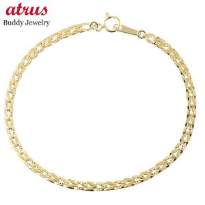 ブレスレット バングル 18金 18k イエローゴールド チェーン