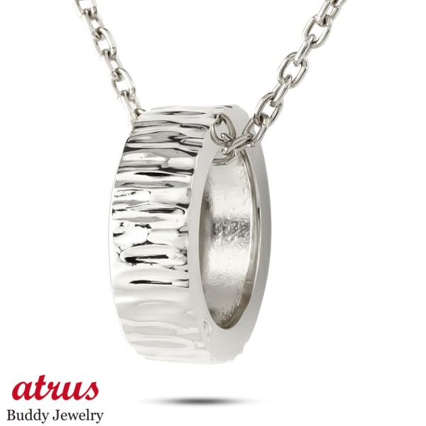 プラチナ ネックレス メンズ トップ リング pt900 ペンダントトップ ヘッド シンプル 人気 ...