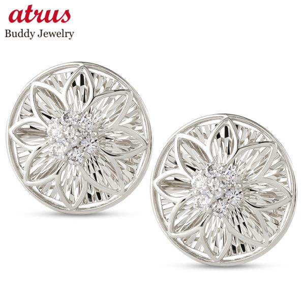 プラチナ ピアス レディース ダイヤモンド 0.2ct ペア pt900 キャッチのいらないピアス ...