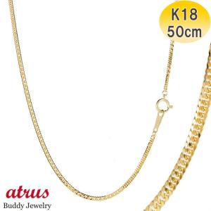 18金 ネックレス 喜平 チェーンのみ 50cm 造幣局検定刻印付 6面ダブル喜平 キヘイ ゴールド18k イエローゴールドk18 男女兼用 あすつく 送料無料 セール sale