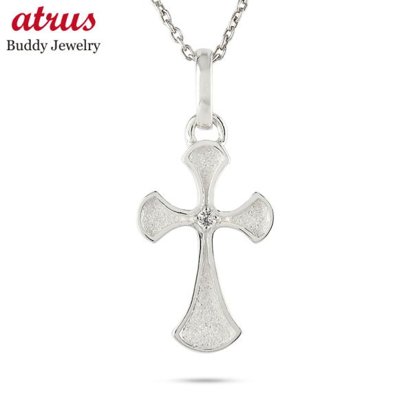 プラチナ ネックレス トップ クロス メンズ ダイヤモンド ペンダントトップ pt900 十字架 リ...
