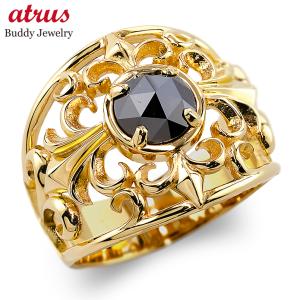 18金 リング ブラックダイヤモンド 2ct 一...の商品画像