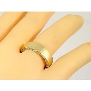 18金 ペアリング 2本セット ダイヤモンド ...の詳細画像2