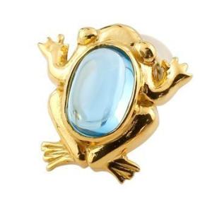 純金 ピアス メンズ 片耳 24金 ユリの紋章 スタッドピアス ポスト