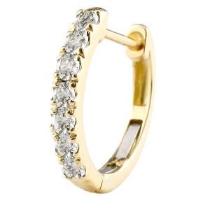 プラチナ ダイヤモンド リング メンズ フープピアス pt900 シンプル