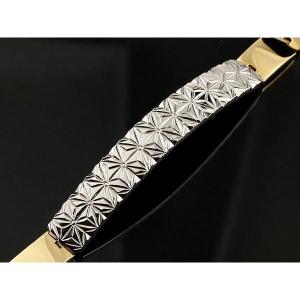 ブレスレット k18 18金 メンズ プラチナ...の詳細画像3