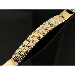 ブレスレット k18 18金 メンズ イエロー...の詳細画像3