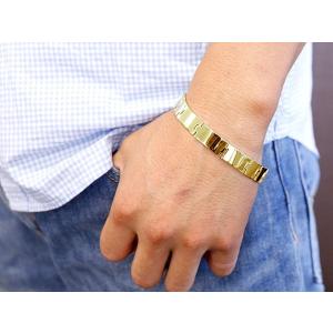 ブレスレット k18 18金 メンズ ゴールド...の詳細画像3