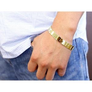 ブレスレット k18 18金 メンズ ゴールド...の詳細画像3