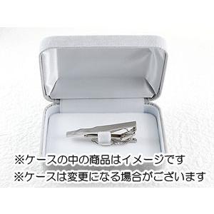 プラチナ ネクタイピン タイバー メンズ 麻の...の詳細画像3