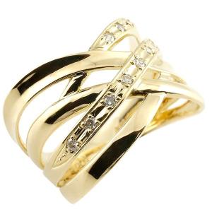 指輪 ダイヤモンド リング 透かし イエローゴールドk18 ピンキーリング エンゲージリング 18金 指輪 指輪 ダイヤ 送料無料 セール SALE｜atrusyume