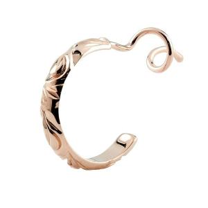 純金 ピアス メンズ 片耳 24金 ユリの紋章 スタッドピアス ポスト