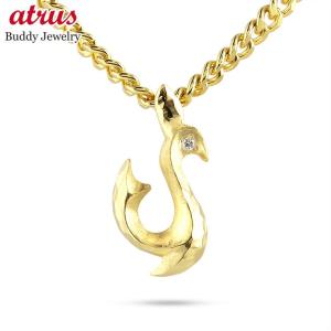 喜平 トップ 18金 ネックレス ダイヤモンド メンズ ゴールド 18k 