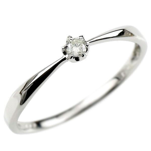 プラチナ 指輪 婚約指輪 ダイヤ 安い pt900 レディース ダイヤモンド 一粒 リングシンプル ...