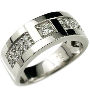 ダイヤ リング D0.63ct Pt900 プラチナ 指輪 ダイヤモンド 幅広 ジュエリー工房アトラス メンズ ダイヤモンド プラチナリング 指輪