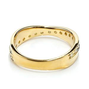 ペアリング ペア メンズ イエローゴールドk1...の詳細画像2